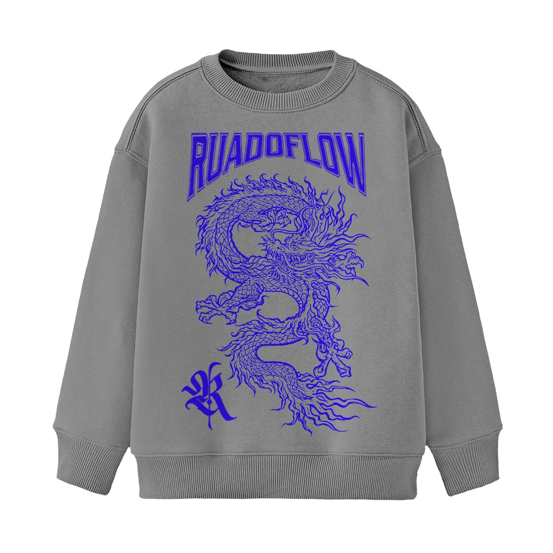 Moletom Careca Dragão Azul